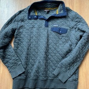 Patagonia Cotton Quilt Snap-T Pullover. Size Large